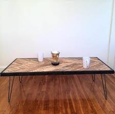 Made from two salvaged ironwood brick drying pallets, this sturdy, solid wood table will add an authentic element to an indoor. Diy Vintage Pallet Chevron Coffee Table 101 Pallets
