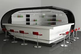 A juice bar can sell freshly squeezed juices and also synthetic mixes. Modern Home Bar Designs For Small Spaces