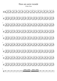Celine dion is a canadian singer and businesswoman. Dans Un Autre Monde Celine Dion Sheet Music For Drum Group Solo Musescore Com