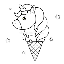 Coloriage Glace Recherche Google In 2020 Unicorn Coloring Pages Coloring Pages Unicorn Illustration