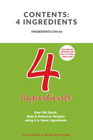 It is the natural number following 3 and preceding 5. 4 Ingredients Contents 4 Ingredients