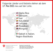 Die schweiz hat ihre liste der risikoländer und risikogebiete überarbeitet. Omhhd0rizchthm
