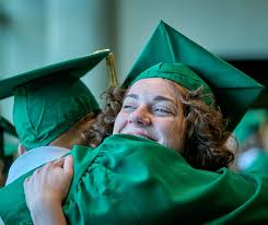 Scenes from backstage at the Wharton Center as the Class of 2025 awaited  the start of JMC's Spring 2025 Commencement Ceremony. View more photos:  https://flic.kr/s/aHBqjCdxS6