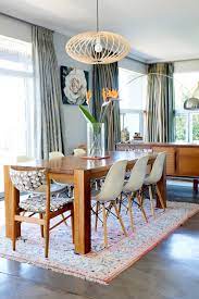 Check out the amazing collection at milano that has chairs made of solid wood, steel and various other materials in different colours. A Textile Designer S Contemporary Cape Town Home Cottage Dining Rooms Mid Century Dining Chairs Home