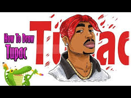 Here you can expect to see us. How To Draw Tupac Step By Step Myhobbyclass Com Learn Drawing Painting And Have Fun With Art And Craft