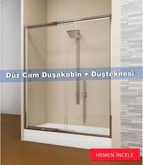 Köşe giriş, 2 sabit 2 açılır panel. Dusakabin