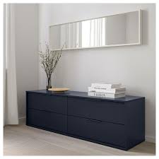 Nordmela 4 Drawer Dresser Black Blue 62 5 8x19 5 8 Ikea 4 Drawer Dresser Dresser Drawers Ikea
