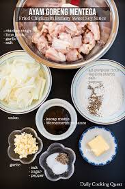 Cara paling nikmat menyajikan hidangan ayam goreng mentega adalah dengan menyajikannya bersama dengan nasi hangat yang pulen. Ayam Goreng Mentega Fried Chicken In Buttery Sweet Soy Sauce Recipe Daily Cooking Quest