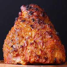 Honey Mustard Glazed Ham Recipe By Tasty Ham Glaze Recipe Ham Glaze Honey Mustard Glaze