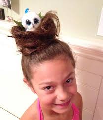 Quick and easy 5 minute hair! 50 Crazy Funky Halloween Hairstyle Ideas For Little Girls Kids 2018 Idea Halloween