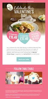 Valentine S Day Email From Table Table Emailmarketing Email Marketing Valentinesday Food Restaurant V Valentines Valentines Day Email Template Examples
