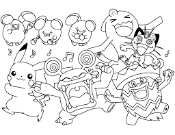 The pokemon cards colouring pages showcase the stars of the show ash and pikachu in different kinds of activities and battles and there are lots of other pokemon color pages to choose from. Pokemon Coloring Pages Join Your Favorite Pokemon On An Adventure