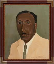 Sold at Auction: Helen LaFrance, Helen La France O/B Portrait of Cornell  Jones