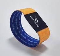 2018 LF TK4100 Polyester Nylon Woven RFID Elastic Wristband