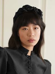 DESTREE Amoako cropped cotton-poplin jacket Black