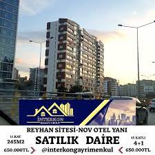 Konya Selcuklu Seker Mahallesi Satilik Luks Daire Reyhan Sitesi 4 1 240m2 Luks Oteller Otopark