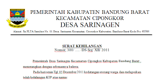 Surat pernyataan tidak bekerja lagi di indonesia. Download Contoh Format Surat Keterangan Kehilangan Ktp Dari Desa