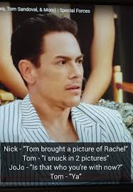 Tom snuck in pics of Rachel to Special Forces