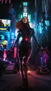 Black Widow Cyberpunk Iphone Wallpaper Cyberpunk Girl Cyberpunk 2077 Cyberpunk Aesthetic