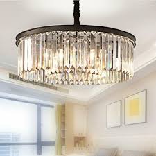 Meelighting Crystal Chandeliers Modern Dia21 6 5lights 2 Tier Black For Sale Online Ebay