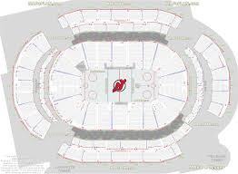 Prudential Center Newark Arena Seat And Row Numbers Detailed