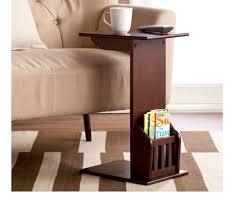 Side Tables With Magazine Rack Tv Dinner Tray Trays And Snack Table Retro Accent Sofas For Small Spaces Diy Magazine Holder Magazine Holders
