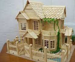 Miniatur rumah stik es cream. 19 Gambar Rumah Dari Stik Es Krim Yang Mudah Terpopuler