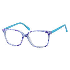 Blue Square Glasses 660716 Zenni Optical Eyeglasses Retro Eye Glasses Fashion Eye Glasses Eyeglasses