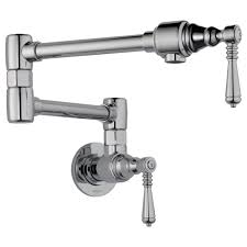 traditional wall mount pot filler faucet
