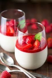 Panna Cotta Recipe Berry Sauce Italian Desserts Easy Panna Cotta Recipe