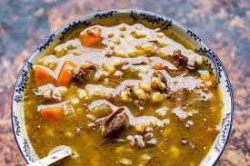 Tender vegetables, barley and prime rib in a rustic and robust red wine beef broth. Beef Barley Soup With Prime Rib Leftover Prime Rib Recipe From Owyd