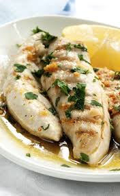 Blanc De Poulet A L Ail Et Au Citron Recettes De Cuisine Blanc De Poulet Recette Blanc De Poulet