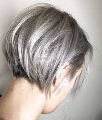 Die haare grau zu tragen, ist mittlerweile ziemlich en vogue. 19 Susse Kurze Bob Kurz Frisur Pixie Bob Frisur Kurz Kurze Pixie Susse Styling Kurzes Haar Bob Haare Bob Frisur