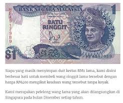 Senarai Duit Rm1 Yang Bernilai Hingga Ribuan Ringgit Sekeping Semak Poket Anda Sekarang Mungkin Anda Ada Seperti Di Cari Ini Suara Marhean