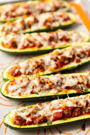 Beef Stuffed Zucchini Boats Low Carb Easy Peasy Meals Recipe Zucchini Boat Recipes Zucchini Boats Recipes