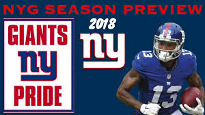 New York Giants Full Season Preview 2018 Depth Chart Storylines Predictions