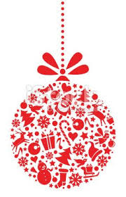 Ornament Illustration With Christmas Symbols Silhouette Christmas Ornaments Silhouette Christmas Christmas Ornaments