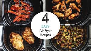 The fruit caramelizes in the air fryer in under 10 minutes for a healthy dessert option. 4 Easy Air Fryer Recipes For Beginners Youtube