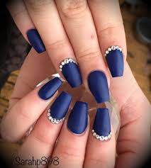 Black And Blue Ombre Nails Coffin Dark Blue Matte Coffin Nails Coffin Nails Matte Dark Blue Nails Blue Acrylic Nails
