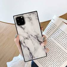 Black And White Iphone 11 Pro Max Case Square Marble Case For Iphone 11 Pro Max Black White 11 Max Yonmeet Iphone Cases White Iphone Case Case