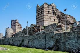 Istanbul's ancient city walls of constantinople: Theodosian Land Walls Of The Byzantine Empire Near Edirnekapi Stock Photo Picture And Royalty Free Image Image 29939361