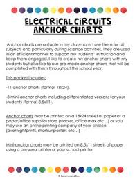 Science Anchor Charts Electrical Circuits Magnetism