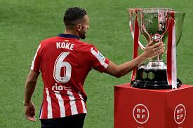 ⚽️ #laligasantander & #laligasmartbank ⚽️ Watch Koke Lifts Laliga Trophy Into The Calderon