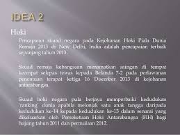 Karena produknya asli indonesia, mampu menembus pasar mancanegara. Penglibatan Malaysia Dalam Pelbagai Bidang Sukan Di Peringkat Antarab