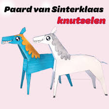 Paardenkop knutselen / stokpaard maken gratis naaipatroon stoffen net : Paard Van Sinterklaas Knutselen Juf Jannie Leren Met Kinderen