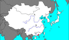 World Geography East Asia Unit 9 Map Quiz Bodies Of Water Proprofs Quiz