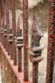 Roof Ridge Cresting Or Fence Finals Rouille Metal Rouille Fer Forge