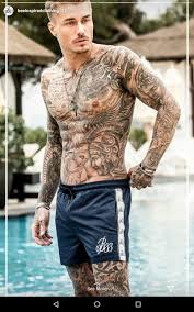 The large area of the stomach lets the tattoo artist ink these mythical creatures which depict strength and power. Johnny Edlind Full Body Tattoo Torso Tattoos Johnny Edlind