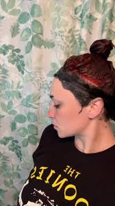 Cherry Red Hair with Black Money Piece