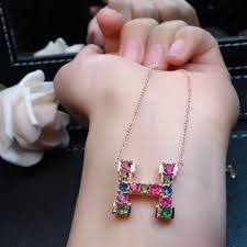This book helps to educate children about the different fruits and vegetables for every letter of the alphabet. Natural Multicolor Tourmaline Necklace Natural Gemstone Pendant Necklace 925 Sliver Fashion Letter H Ladder Women Party Jewelry Necklaces Aliexpress